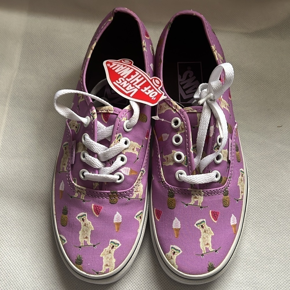 NEW!!! Vans Pool Vibes Ankle Canvas Shoe Sneaker Violet Women’s Size 7 Men’s 5.5 - Picture 5 of 11